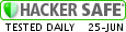 HACKER SAFE certified sites prevent over 99.9% of hacker crime.