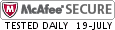 HACKER SAFE certified sites prevent over 99.9% of hacker crime.